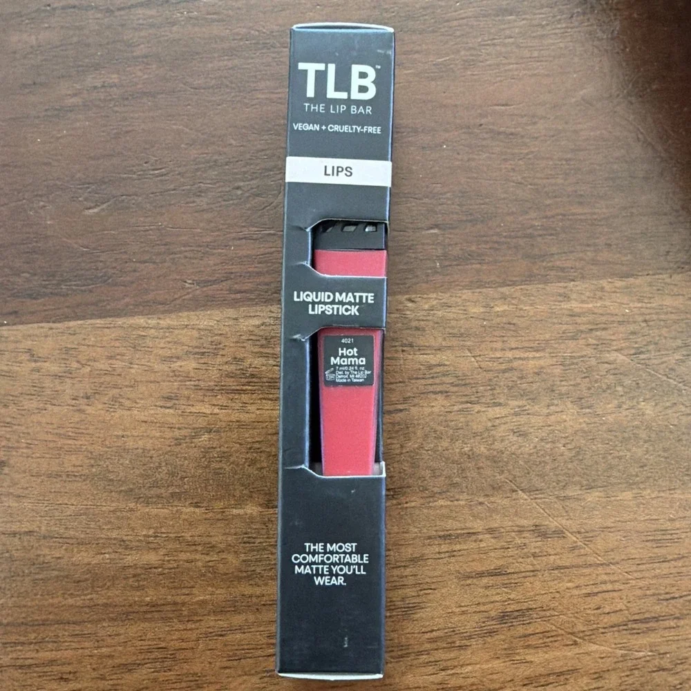 TLB The Lip Bar Nonstop Liquid Matte Lipstick 0.24 fl oz Sealed HOT MAMA